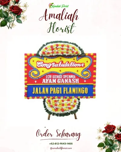 Bunga Papan Congratulation di Duri Kosambi